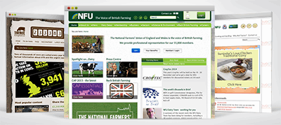 Multi website solution for National Farmers Union